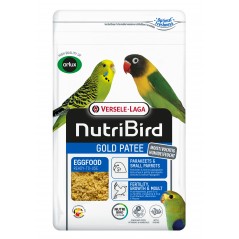 Gold Pâtée Humide Perruches et Petits Perroquets - 1kg - NutriBird à 5,95 € - Versele-Laga - 422241 - Nutribird