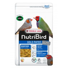 Gold Pâtée Humide Oiseaux Exotiques - 1kg - NutriBird à 6,50 € - Versele-Laga - 422243 - Nutribird