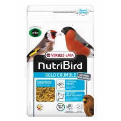 Gold Crumble Pâtée Sèche Oiseaux Indigènes - 800gr - NutriBird à 7,20 € - Versele-Laga - 422246 - Nutribird