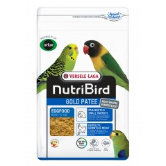 Gold Pâtée Humide Perruches et Petits Perroquets - 10kg - NutriBird à 39,95 € - Versele-Laga - 422338 - Nutribird