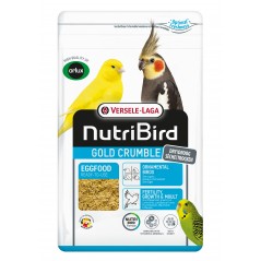 Gold Crumble Pâtée Sèche Oiseaux d'Ornement - 10kg - Nutribird à 37,75 € - Versele-Laga - 422362 - Nutribird