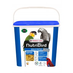 Gold Pâtée Humide Grandes Perruches et Perroquets - 5kg - NutriBird à 29,95 € - Versele-Laga - 422366 - Nutribird