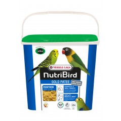 Gold Pâtée Humide Perruches et Petits Perroquets - 5kg - NutriBird à 26,95 € - Versele-Laga - 422368 - Nutribird