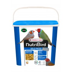 Gold Pâtée Humide Oiseaux Exotiques - 5kg - NutriBird à 29,95 € - Versele-Laga - 422370 - Nutribird