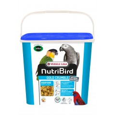 Gold Crumble Pâtée Sèche Grandes Perruches et Perroquets - 4kg - NutriBird