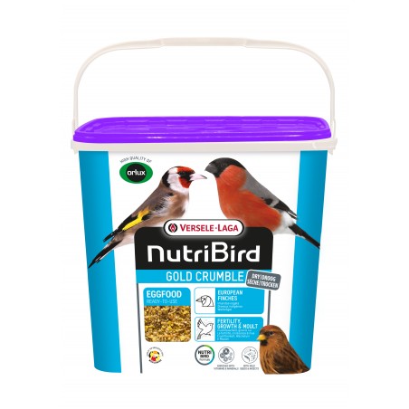 Gold Crumble Pâtée Sèche Oiseaux Indigènes - 4kg - NutriBird