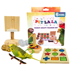 Agility Training Set Pour Perroquets - Petlala à 21,75 € - PETLALA - PL1801 - Jouets