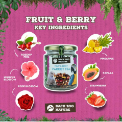 Thé pour Perroquet Fruit & Berry - Back Zoo Nature à 9,65 € - Back Zoo Nature - ZF1790 - Divers