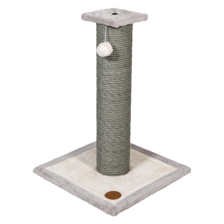 Griffoir Abu Crème-Gris 40x40x60cm - Jack and Vanilla à 50,20 € -  - 42/0112 - Arbre à chat & griffoir