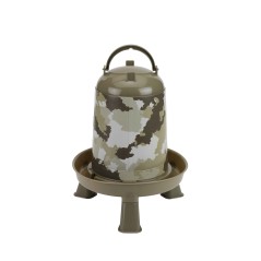 Abreuvoir volailles Eco 5 l. avec pieds - Camouflage - GAUN à 9,95 € - Gaun - 11857 - Mangeoires & abreuvoirs