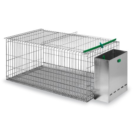 Cage à Lapins Métalique Modèle Bruno 50 x 92 x 35 cm - GAUN à 67,95 € -  - 20300 - Cages d'extérieur