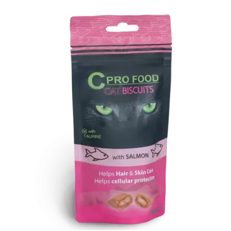 Biscuits au saumon pour chat 60gr - C PRO FOOD à 2,49 € - C PRO FOOD - CCBS - C PRO FOOD