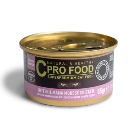 Kitten & Mama Mousse - Nourriture Humide 85gr - C PRO FOOD à 1,49 € - C PRO FOOD - CCWKC - C PRO FOOD