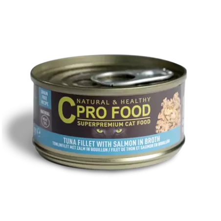 Filet de thon et saumon - Nourriture humide 70g - C PRO FOOD à 1,49 € - C PRO FOOD - CCWFTS - C PRO FOOD