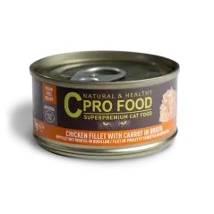 Filet de poulet et carottes - Nourriture humide 70g - C PRO FOOD à 1,49 € - C PRO FOOD - CCWFCC - C PRO FOOD