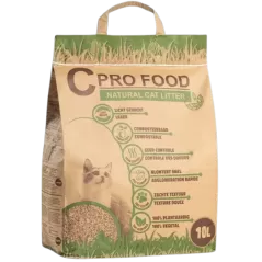 Litière Végétale Pour Chat 10 L - C PRO FOOD à 12,95 € - C PRO FOOD - CCL10 - Litière pour chat