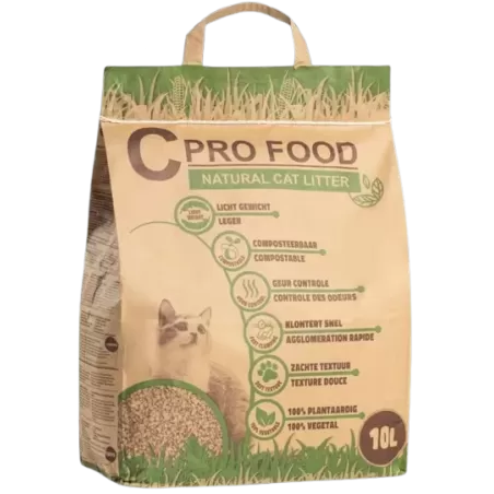 Litière Végétale Pour Chat 24 L - C PRO FOOD