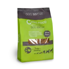 Biscuits Dinde & Cramberries - Friandises pour chiens et chiots 400g - C PRO FOOD à 5,99 € - C PRO FOOD - CDBT400 - C PRO FOOD