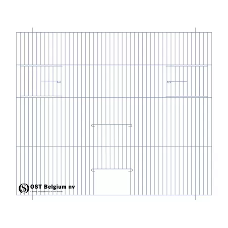 Façade 60x50cm (Porte + Porte tournante) - OST Belgium à 16,85 € - Ost-Belgium - 89950611 - Devantures