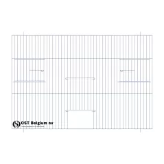 Façade 60x40cm (Porte + 2 portes tournantes) - OST Belgium à 18,70 € - Ost-Belgium - 89940631 - Devantures