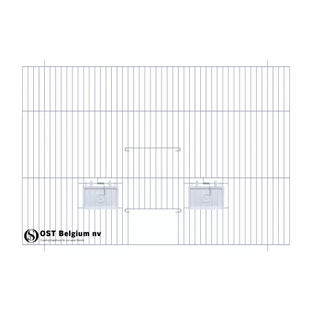 Façade 60x40cm (Porte + clapets) - OST Belgium à 16,95 € - Ost-Belgium - 89940651 - Devantures