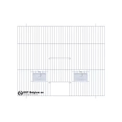 Façade 50x40cm (Porte + clapets) - OST Belgium à 15,10 € - Ost-Belgium - 89940551 - Devantures