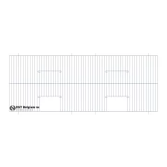 Façade 80x30cm (2 portes) - OST Belgium à 15,60 € - Ost-Belgium - 89930801 - Devantures