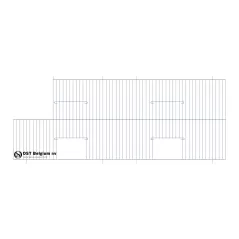 Façade 80x30cm (2 portes + coin extérieur) - OST Belgium à 17,50 € - Ost-Belgium - 89930891 - Devantures