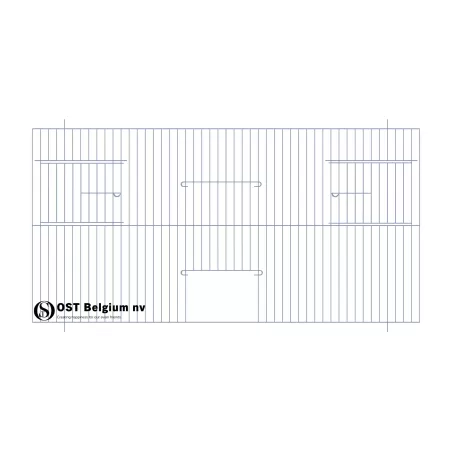 Façade 60x30cm (Porte + 2 portes tournantes) - OST Belgium à 17,10 € - Ost-Belgium - 89930631 - Accueil