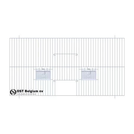 Façade 60x30cm (Porte + clapets) - OST Belgium à 16,10 € - Ost-Belgium - 89930651 - Devantures