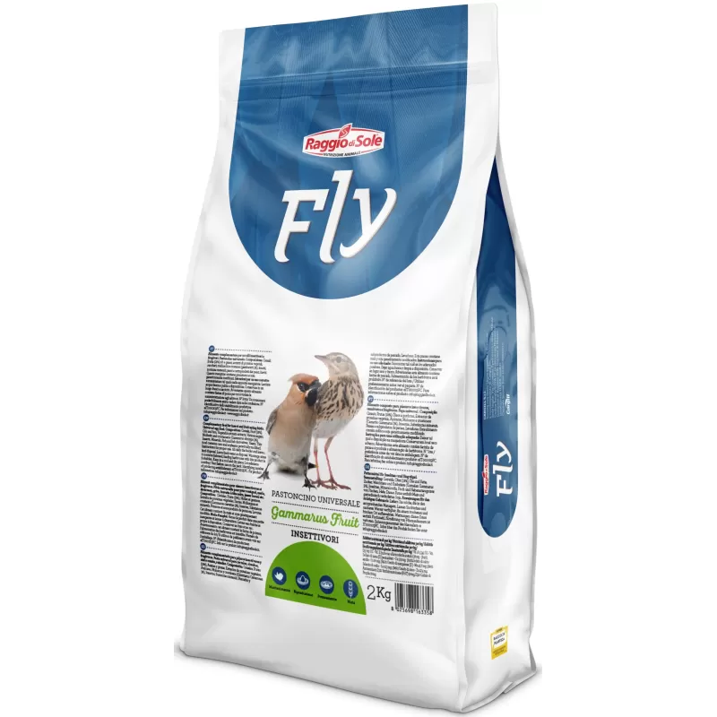 Gammarus Fruit 2kg, pâtée pour insectivores et frugivores - Raggio di Sole