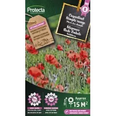 Coquelicot Simple Rouge - Cat. B - Protecta à 3,65 € -  - SE-CON-00032 - Plantes, Buis & Légumes