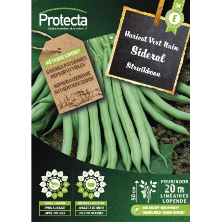 Haricot Vert Nain SIDERAL - Cat. E - Protecta