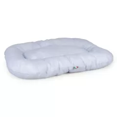 Coussin ovale cousu Mellow L bleu 90x60x9cm - Duvo+