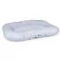 Coussin ovale cousu Mellow XL bleu 100x66x10cm - Duvo+