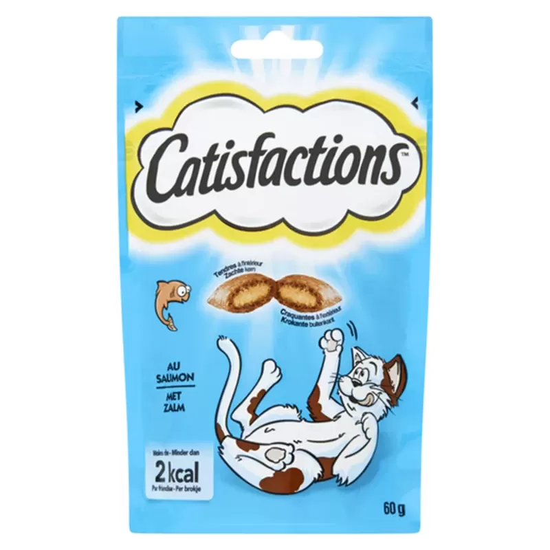 Snack pour Chat au Saumon 60g - Catisfactions