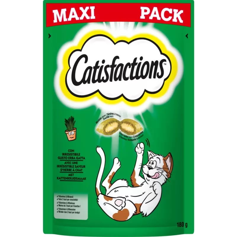 Snack pour Chat à l'herbe à chat 180g - Catisfactions