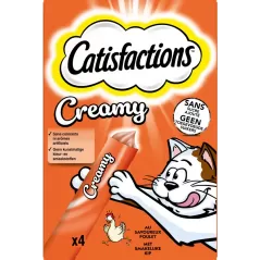 Creamy Snacks pour Chat au Poulet 40gr - Catisfactions à 2,70 € - Catisfactions - 438622 - Catisfactions