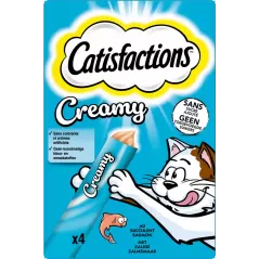 Creamy Snack pour Chat au Saumon 40g - Catisfactions à 2,70 € - Catisfactions - 438631 - Catisfactions