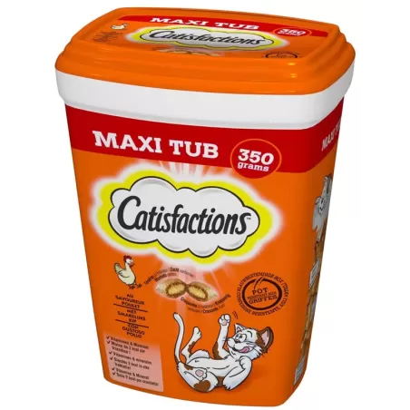 Snack pour Chat Maxi Tub au poulet 350gr - Catisfactions