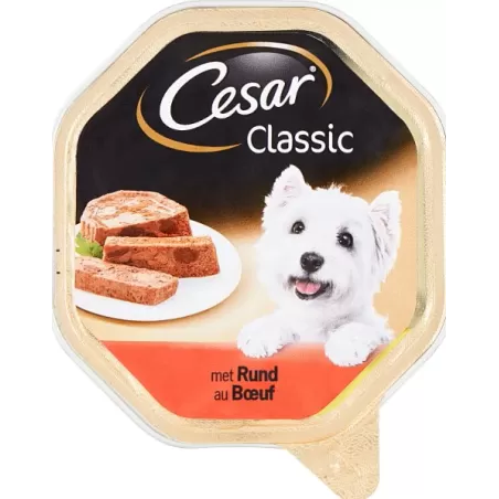 Barquette Classic Au Bœuf 150gr - Cesar à 1,70 € - Cesar - 359266 - Cesar