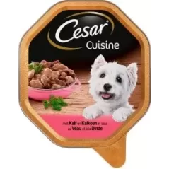 Tray Cuisine Veau & Dinde 150g - Cesar à 1,70 € - Cesar - 359281 - Cesar