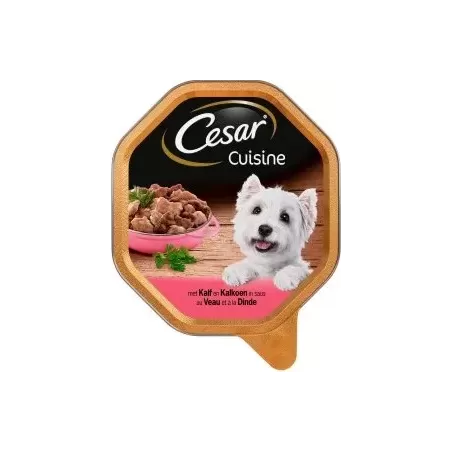 Tray Cuisine Veau & Dinde 150g - Cesar à 1,70 € - Cesar - 359281 - Cesar