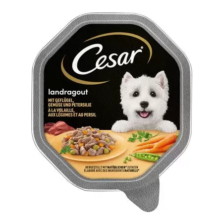 Tray Cuisine Volaille & Légumes 150g - Cesar à 1,70 € - Cesar - 359277 - Cesar