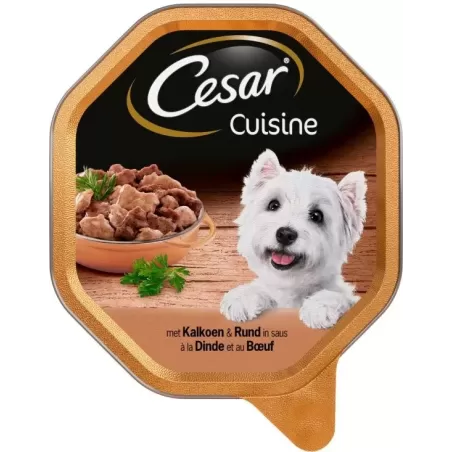 Tray Cuisine Dinde & Boeuf 150g - Cesar à 1,70 € - Cesar - 359275 - Cesar