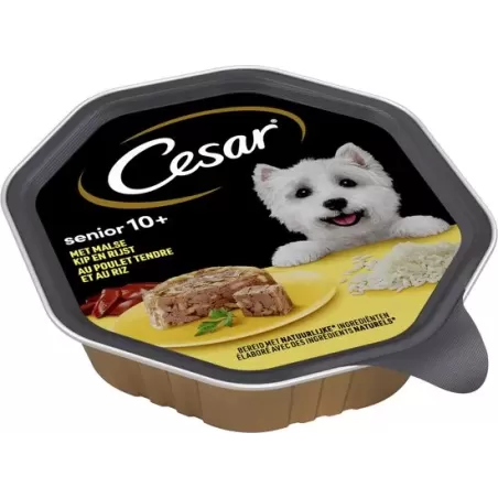 Tray Senior Poulet & Riz 150g - Cesar à 1,70 € - Cesar - 359283 - Cesar