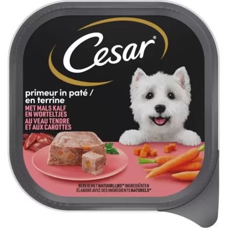 Tray Primeur Veau & Carottes 300g - Cesar à 2,99 € - Cesar - 361598 - Cesar