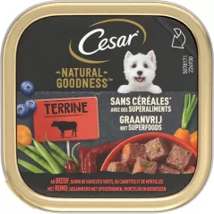 Tray Boeuf&Légumes terrine 100g - Cesar à 1,70 € - Cesar - 461680 - Cesar