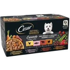 Tray Casserole en sauce 8x100g - Cesar à 11,10 € - Cesar - 462512 - Cesar