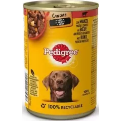 Aliment Humide en Conserve au Boeuf, aux Pâtes et aux Carottes 400g - Pedigree à 3,39 € - Pedigree - 149143 - Pedigree